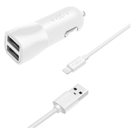 FIXCC15-2UL-WH autonabíjačka USB/Lightn