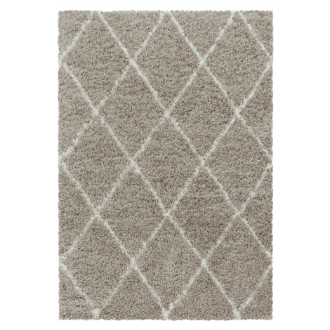 Kusový koberec Alvor Shaggy 3401 beige - 120x170 cm Ayyildiz koberce