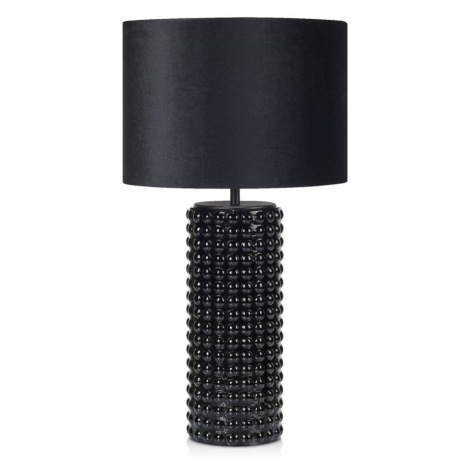 Čierna stolová lampa Markslöjd Proud, ø 34 cm