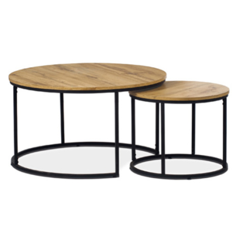 Konferenčný stolík Autronic 80 cm hnedý MDF AF-3002 OAK