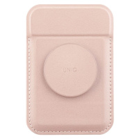 UNIQ FLIXA MAGNETIC CARD HOLDER AND POP-OUT GRIP-STAND - BLUSH PINK (PINK)