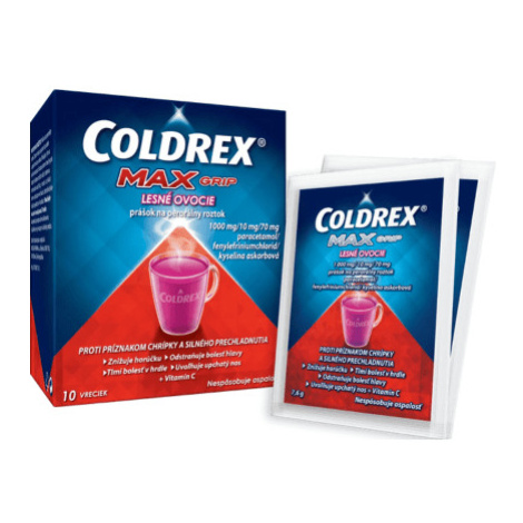 COLDREX Maxgrip lesné ovocie 10 ks