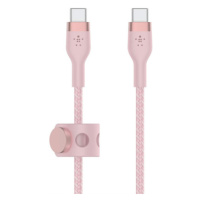Belkin kábel Boost Charge Pro Flex USB-C to USB-C 1m - Pink