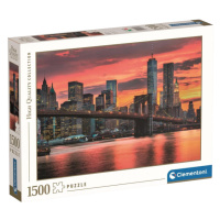 Clementoni - Puzzle Rieka East River za súmraku, USA 1500 dielikov