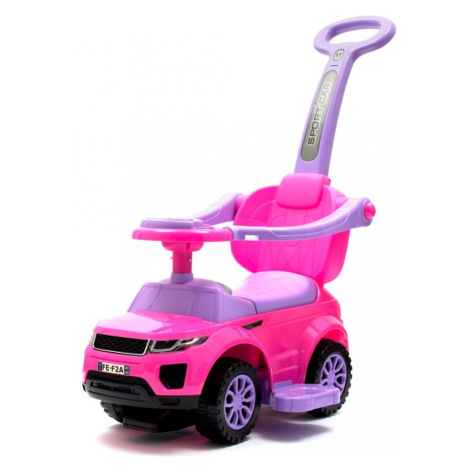 Detské hrajúce vozítko 3v1 Baby Mix ružové