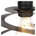 Dizajnové závesné svietidlo 2-svetlo so špirálovým tienidlom 20 cm - Scroll