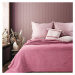 Ružový prehoz na posteľ AVINION 220x240 cm