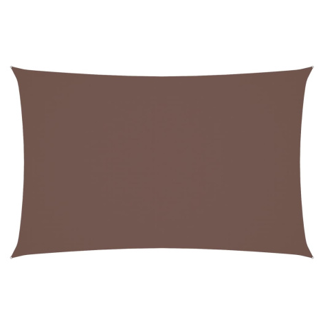 vidaXL Tieniaca plachta oxfordská látka obdĺžniková 4x7 m hnedá