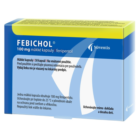 NOVENTIS Febichol 100 mg 50 kapsúl