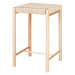 Barová stolička z topoľového dreva v prírodnej farbe 66,5 cm Abano – House Nordic