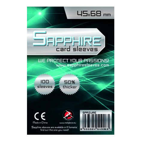Red Glove Obaly na karty Sapphire Azure - (45x68 mm) 100 ks