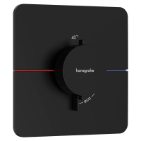 Sprchová batéria Hansgrohe ShowerSelect Comfort Q bez podomietkového telesa matná čierna 1558867