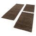 Kusový koberec Life Shaggy 1500 brown Rozmery koberca: 120x170