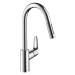 Hansgrohe Focus M41, páková drezová batéria 240, s vyťahovacou spŕškou, chrómová, HAN-31815000