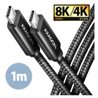 AXAGON BUCM432-CM10AB kábel USB-C PD 1m čierny