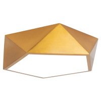 Toolight - Stropné svietidlo Diamond 30cm E27 3x60W APP875-C, zlatá, OSW-08973