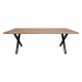 Jedálenský stôl z dubového dreva House Nordic Montpellier Smoked Oiled Oak, 200 × 95 cm