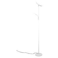 Biela LED stojacia lampa (výška 178 cm) Specter – Trio