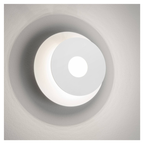 Nástenné LED svetlo Hennes, Ø 18 cm, biela FISCHER & HONSEL