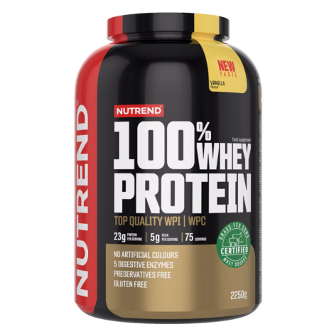 NUTREND 100% Whey proteín vanilka 2250 g