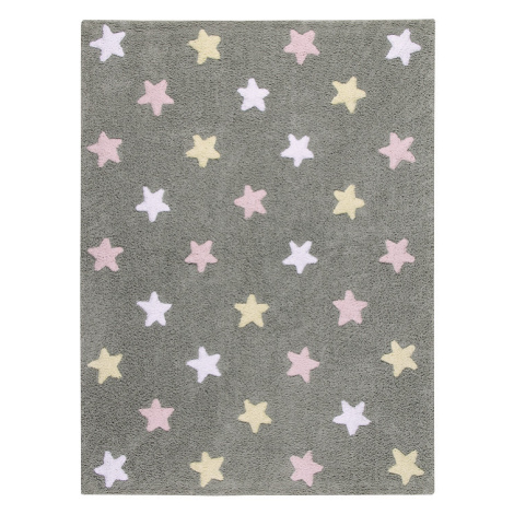 Pre zvieratá: Prateľný koberec Tricolor Stars Grey-Pink Rozmery koberca: 120x160