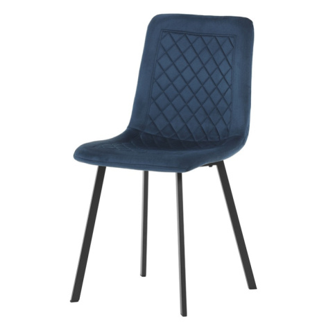 Sconto Jedálenská stolička GLORY modrá/čierna Houseland