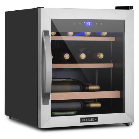Klarstein Vinetage 12 Uno, chladnička na víno, 12fl.46l, 4-18°C, 40dB, sklo
