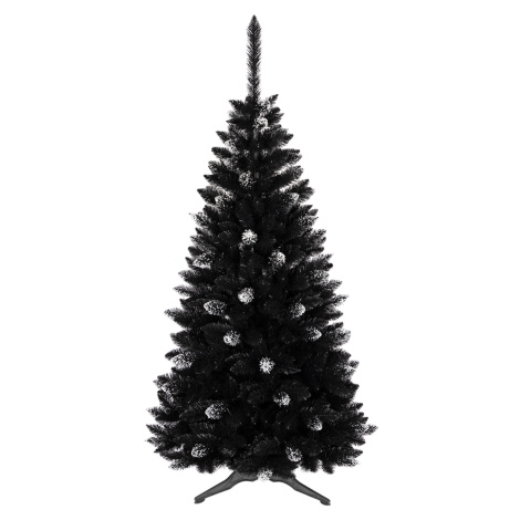 domtextilu.sk Čierny vianočný stromček so zdobením 180 cm 70619