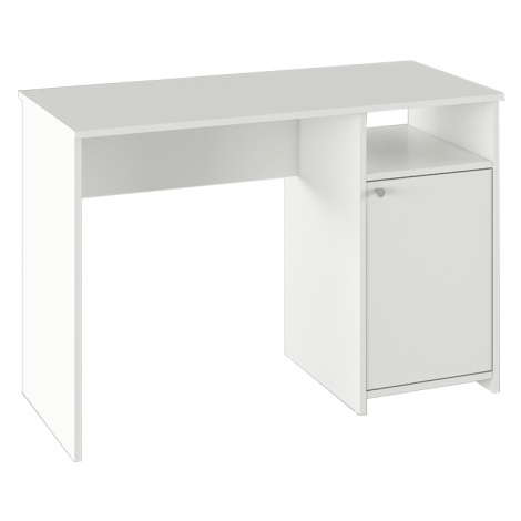 PC stôl, biela, DEDE