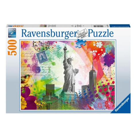 Ravensburger Pohľadnica z New Yorku 500 dielikov