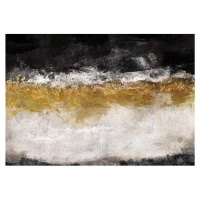 Dekoria Obraz na plátne Black&Gold Impression, 70 x 50 cm