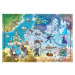 Puzzle 1000 dielikov Disney Mapa - Frozen