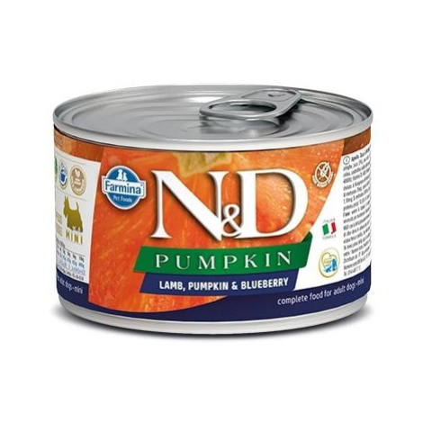 N&amp;D Pumpkin Mini Adult Lamb/Blueberry Grain-free - 140g Natural&Delicious