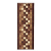 Protiskluzový běhoun na míru Zel 1021 Brown - šíře 67 cm Berfin Dywany