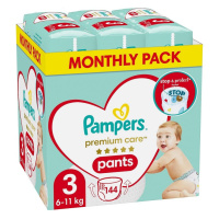 PAMPERS Premium Care Nohavičky plienkové veľ. 3 (6-11 kg) 144 ks