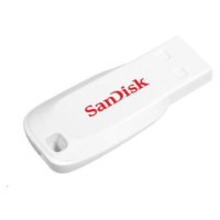 SanDisk Flash disk 16 GB Cruzer Blade, USB 2.0, biela