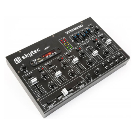 Skytec STM-2290, 6-kanálový mixér, bluetooth, USB, SD, MP3, FX