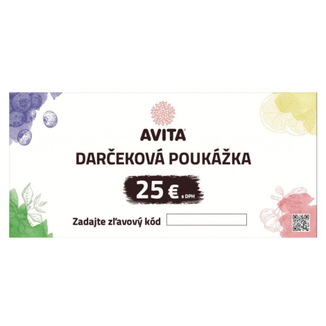 AVITA Darčeková poukážka v hodnote 25 €