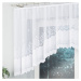 Biela žakarová záclona GENOVEFA 300x100 cm