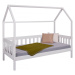 Domčeková posteľ ii z masívu 90x200cm sully - biela