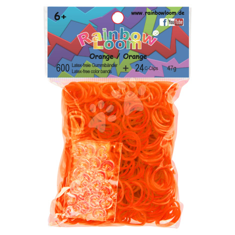 Rainbow Loom detské gumičky 22116 oranžové