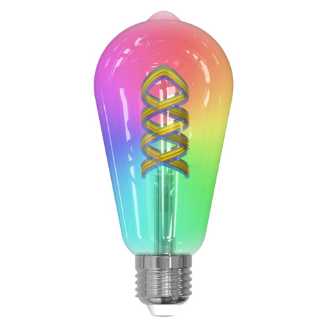 LUUMR Smart LED, E27, ST64, 4W, RGB, Tuya, WLAN, číra, CCT