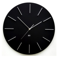 Dizajnové nástenné hodiny Future Time FT2010BK Round black 40cm