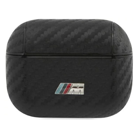 Púzdro BMW AirPods Pro 2 cover black PU Carbon M Collection (BMAP2CMPUCA)