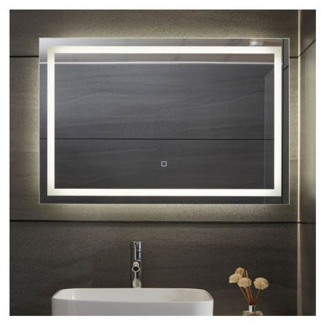 AQUAMARIN kúpeľňové zrkadlo s LED osvetlením, 90 x 60 cm
