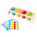 Drevená hračka na vkladanie a triedenie s predlohami Janod séria Montessori