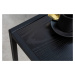 LuxD Dizajnový odkladací stolík Maille 43 cm čierny jaseň