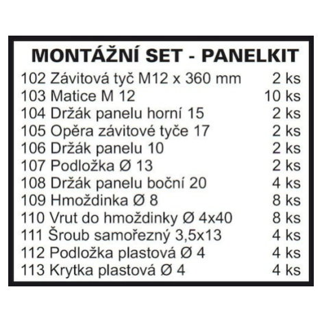 Panelkit SABINA 90 B2E000000N