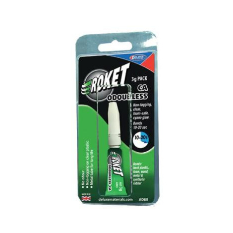 Roket Odourless Gél sekundové lepidlo foam-safe 3ml