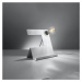 Biela stolová lampa (výška 24 cm) Gabriel – Nice Lamps